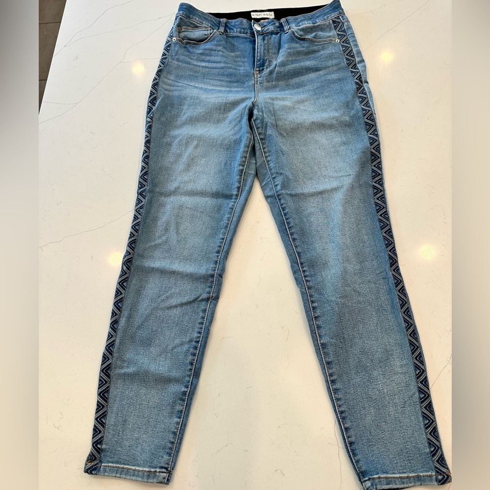 Knox Rose Embroidered Jeans